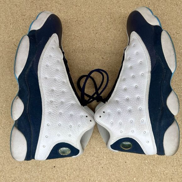USED sz 12 Air Jordan XIII 13 "Obsidian" Basketball Shoe Retro 414571 144 - Picture 8 of 10